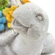 image 6 of Pack of 3 Solar Turtle Fairy Garden Ornament Grey | One Size