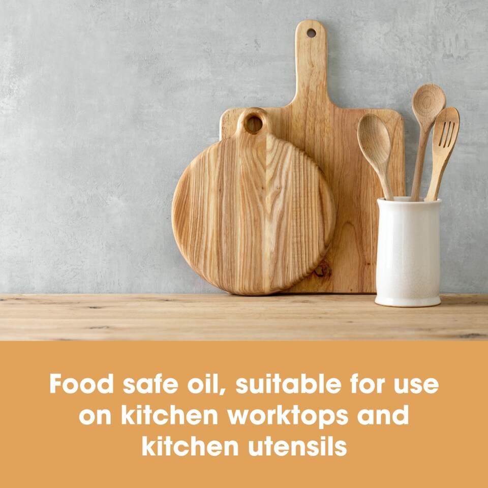 image 1 of Worktop Oil 250ml - Food Safe, Quick Drying Worktop Oil for All Wooden Worktops & Kitchen Utensils