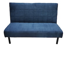 The Tivona 2 Seater Sofa Bed in Grey, Silver or Navy | Blue | One Size