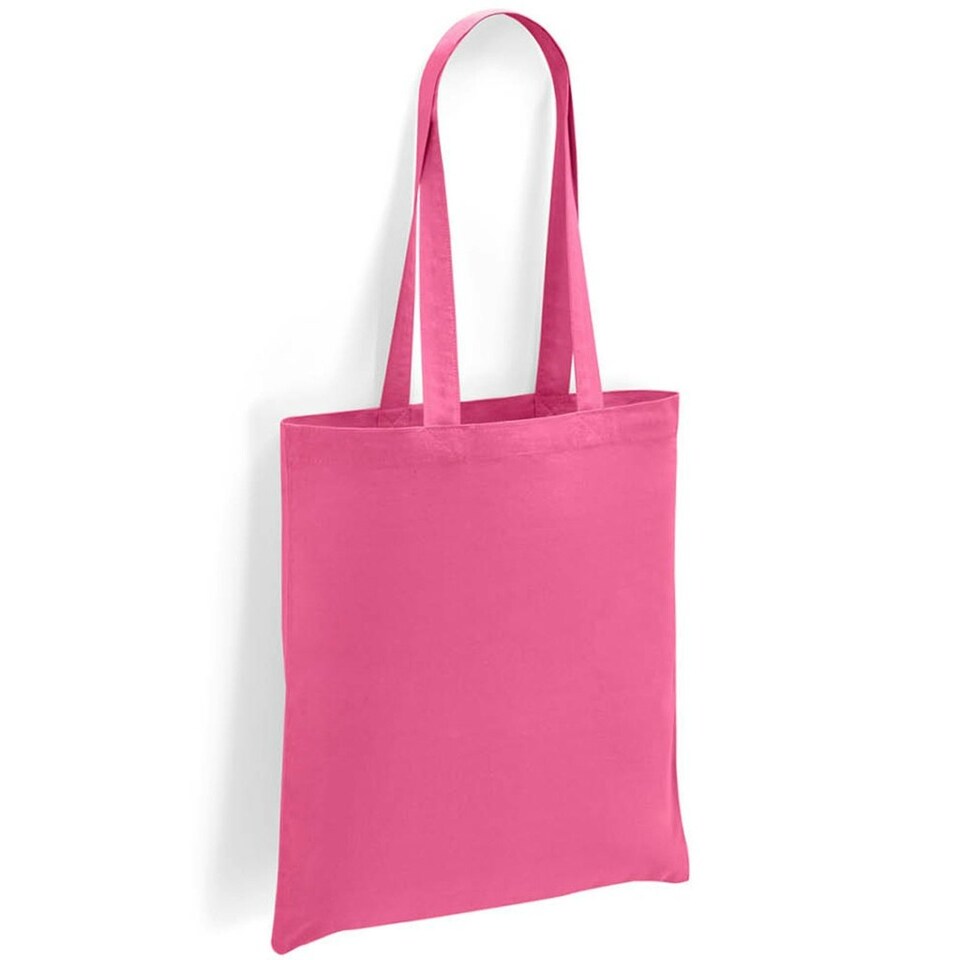 Brand Lab Cotton Long Handle 10L Tote Bag - Fusion Pink - One Size Pink