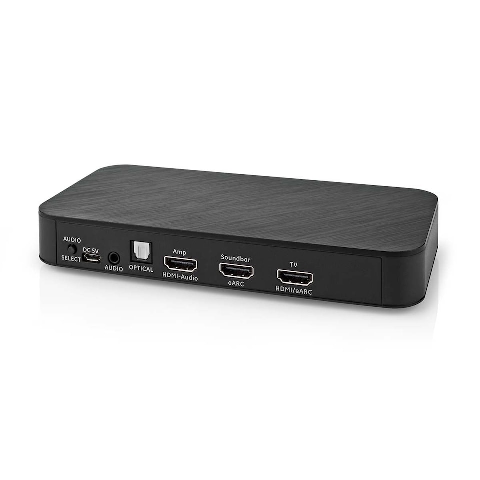 image 1 of Nedis HDMI eARC Audio Converter, Splits eARC to ARC & eARC, Supports Dolby Atmos, DTS:X, DTS Master, Dolby TrueHD, 4K@60 HDR, Toslink & 3.5mm Out