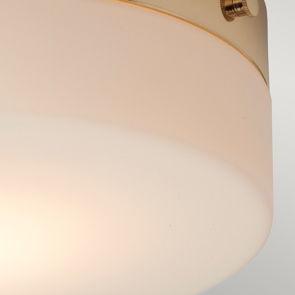 image 1 of Tamar 1 Light Large Flush Light - Polished Gold