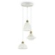 image 1 of Lugano 3 Light Cluster Ceiling Pendant White