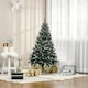 image 2 of HOMCOM 5FT Artificial Christmas Tree with Pine Cones, Holiday Home mas Decoration Automatic Open, Green