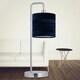 image 3 of Navy Blue Crushed Velvet 15.5cm Table Lamp Shade Blue