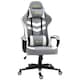image 1 of Vinsetto Racing Gaming Chair with Lumbar Support, Grey White