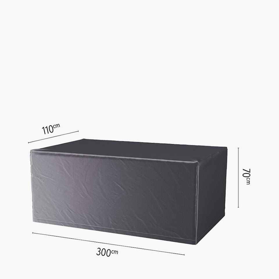 image 1 of Platinum AeroCover Waterproof Ripstop Polyester Garden Table Cover W300 x D110 x H70 cm