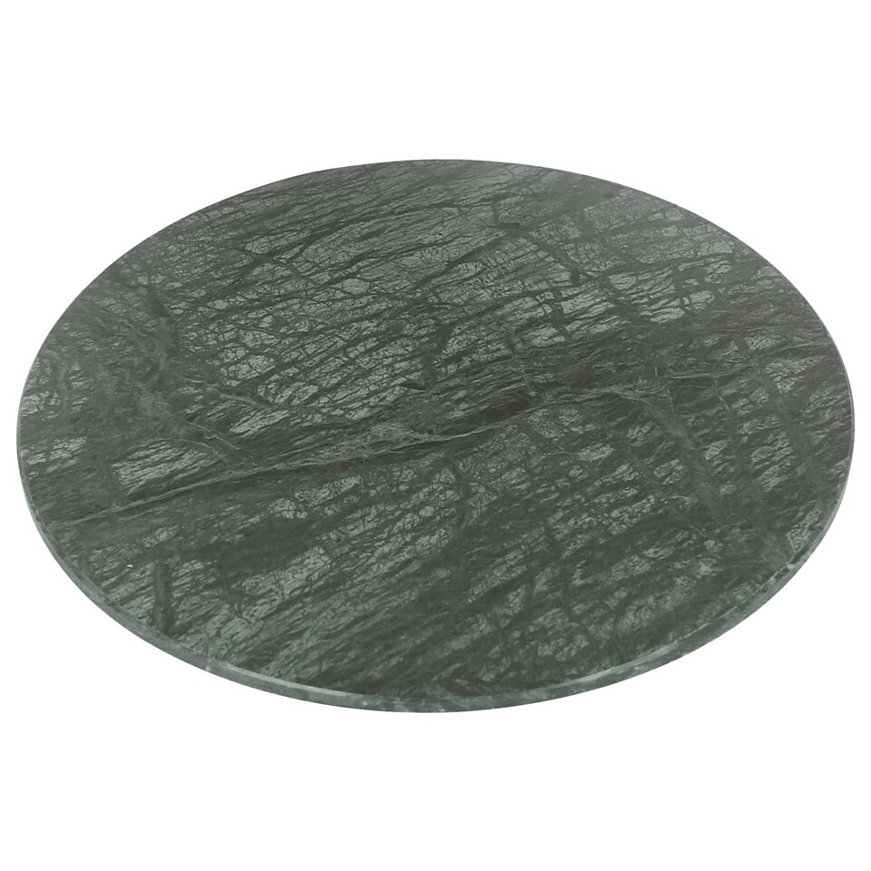 image 1 of Argon Tableware Round Marble Chopping Board - 30cm - Green | Green | Green