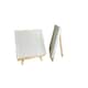 image 4 of 20x20cm Canvas and Wooden Easel Set