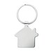 image 2 of MidOcean Burnie House Metal & Bamboo Keyring - Wood - One Size