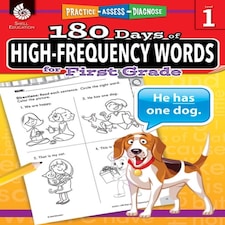 180 Days(tm) High-frequency Words For First Grade