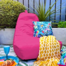 rucomfy Indoor Or Outdoor Adults Water Resistant Beanbag Chair