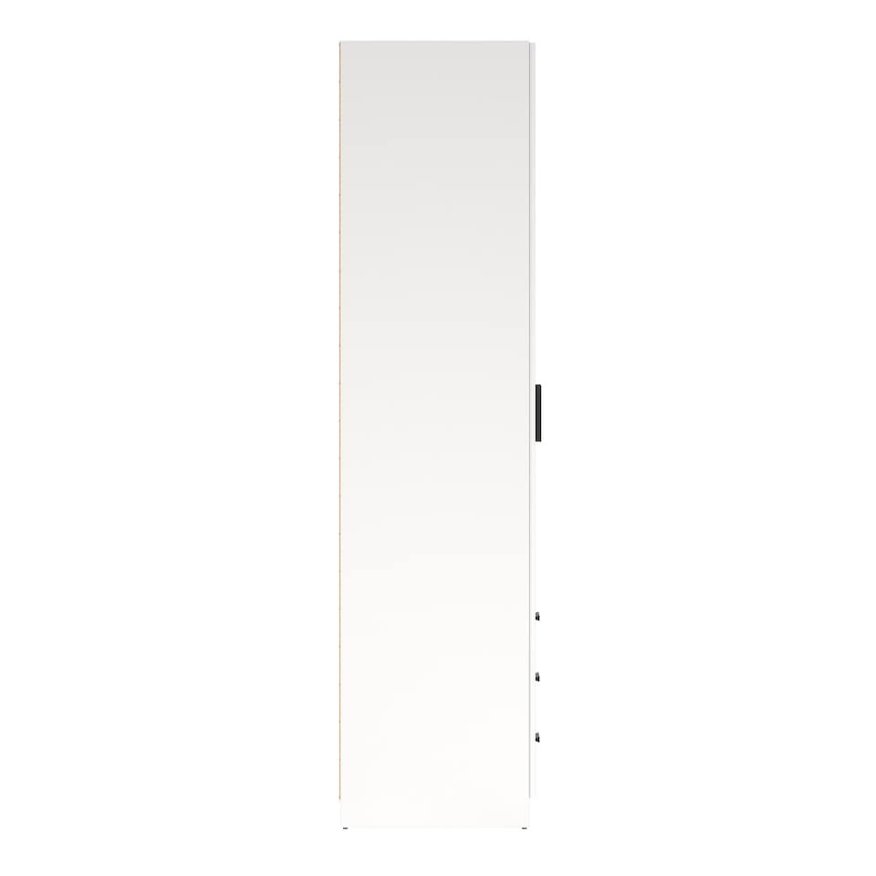 image 1 of Sprint Wardrobe with 2 Doors + 3 Drawers in White