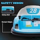 image 7 of AIYAPLAY 360° Rotation 12V Kids Bumper Car w/ Remote Control | Blue