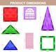 image 3 of Desire Deluxe Magnetic Building Blocks Tiles STEM Toy Set – Kids Learning Educational Construction Toys for Boys Girls Present Age 3 4 5 6 7 Year Old - Gift (42pc)