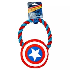 Marvel Captain America Rope Dog Toy