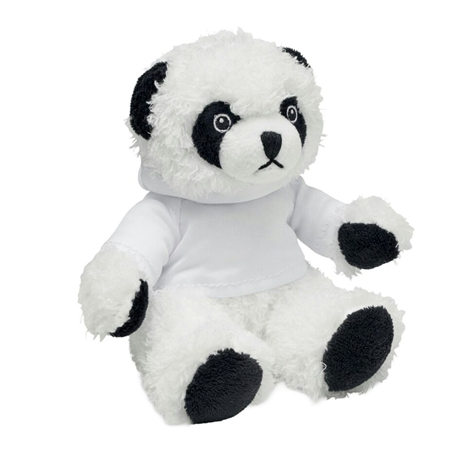 image 1 of MidOcean Penny Panda Plush Toy - White/Black - One Size
