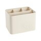 image 1 of Harbour Housewares Vintage Metal Sink Tidy - Cream | White | Cream