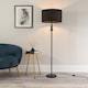 image 2 of ValueLights Marissa Black Stacked Ball Freestanding Floor Lamp Base | Black