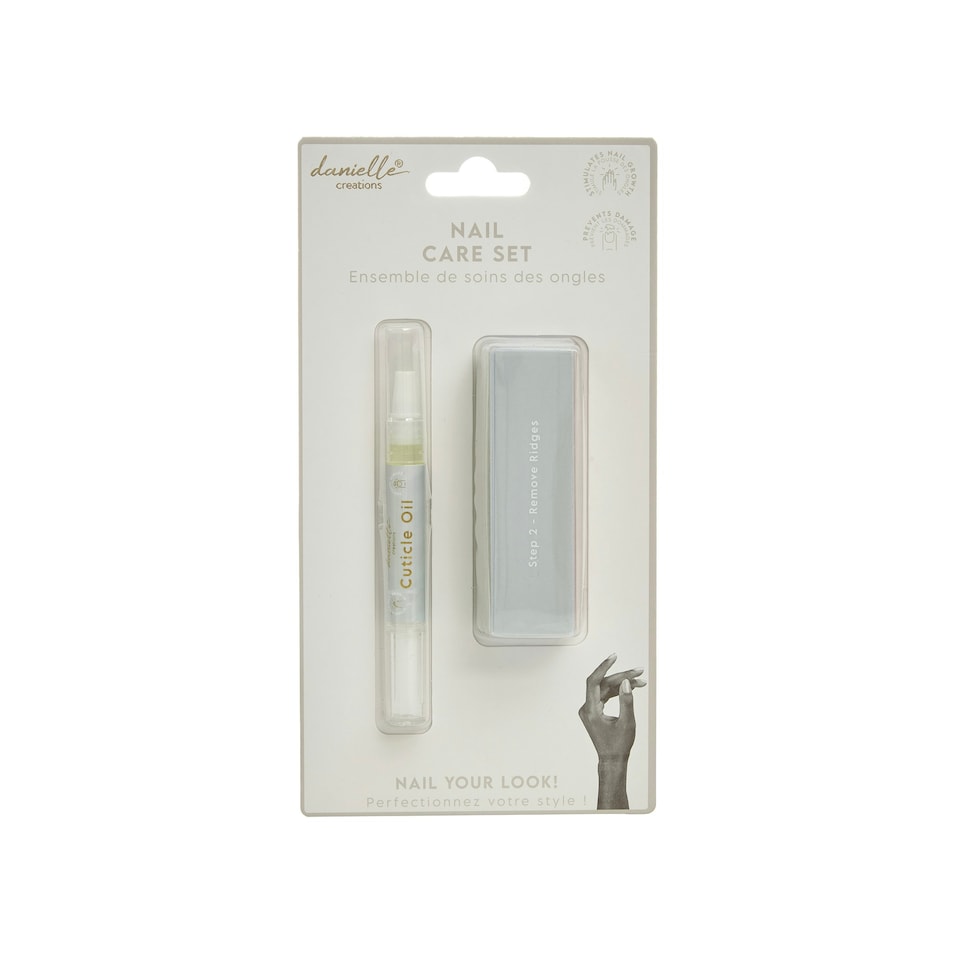 image 1 of Danielle Creations Nail Care Set - Cuticle Oil & 4 in 1 Nail Buffer | Multi | 1
