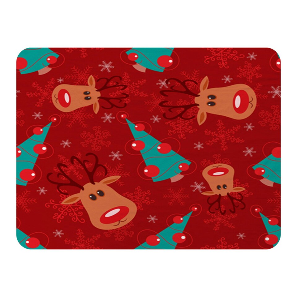 Reindeer and tree pattern (blanket)