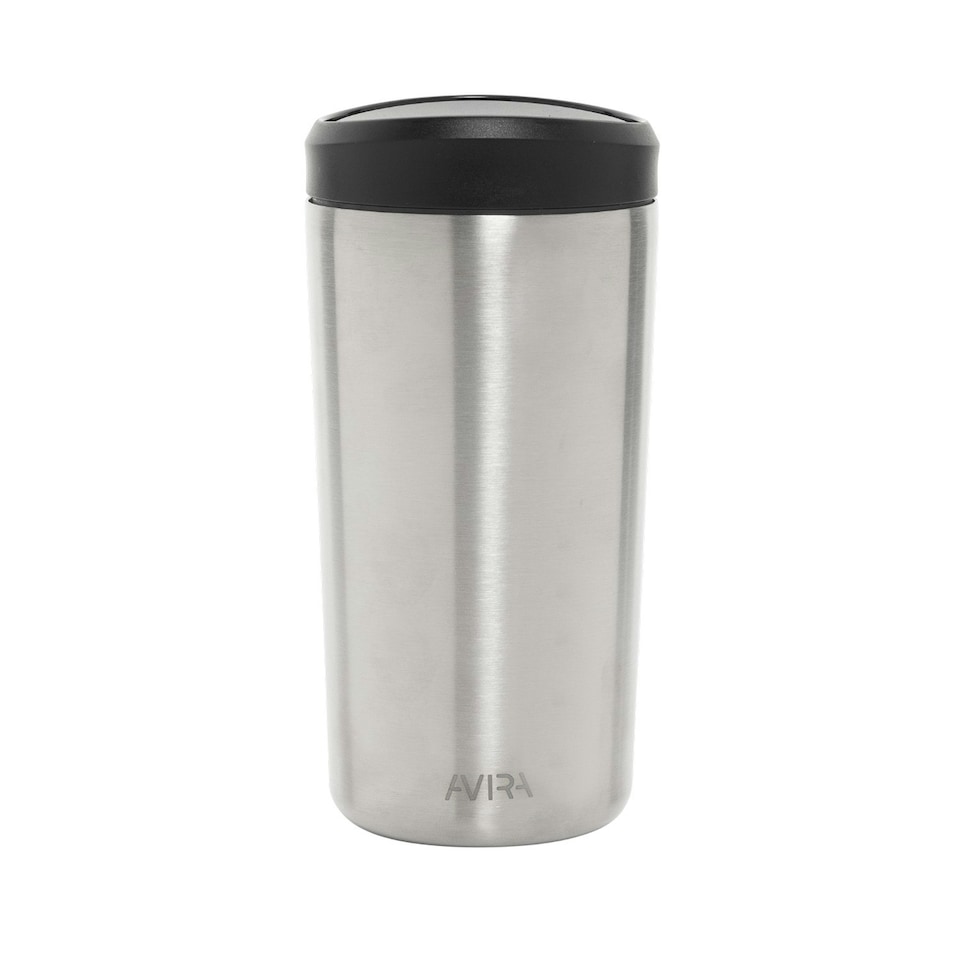 image 1 of Avira Alix Recycled Stainless Steel 400ml Tumbler - Silver - One Size
