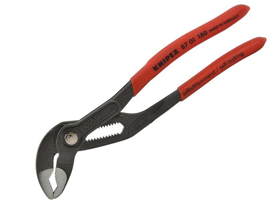 KNIPEX Cobra Water Pump Pliers Pvc Grip 180Mm - 36Mm Capacity