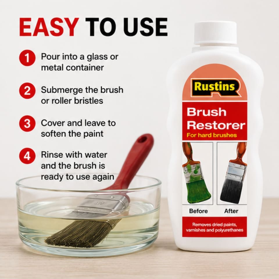 image 1 of Rustins Brush Restorer 300Ml