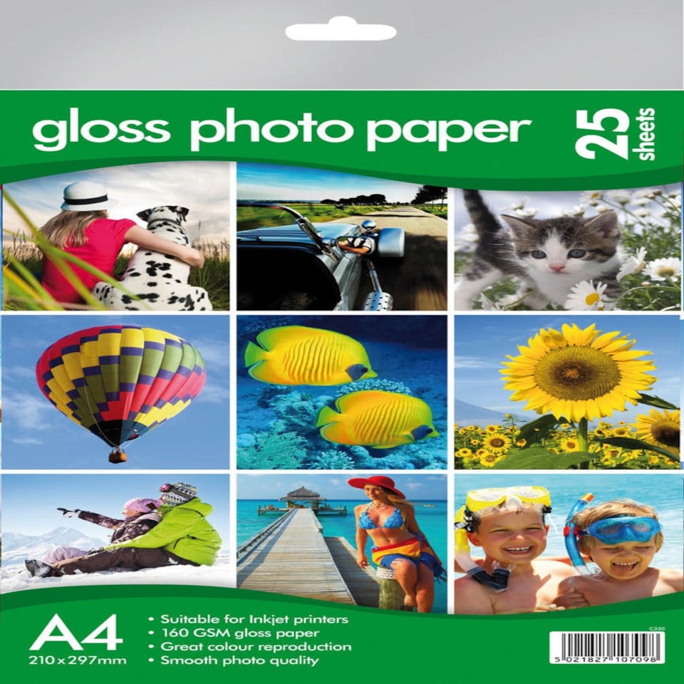 image 1 of 25 A4 Gloss Photo Paper 160gsm