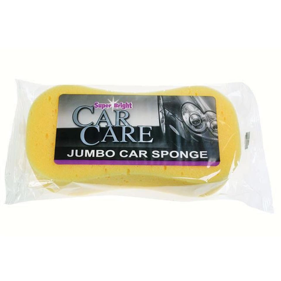 Super Bright Car Sponge Jumbo | Multi | One Colour | 1