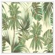 image 1 of Tropical leaves on yellow (Picture Frame) White | XS