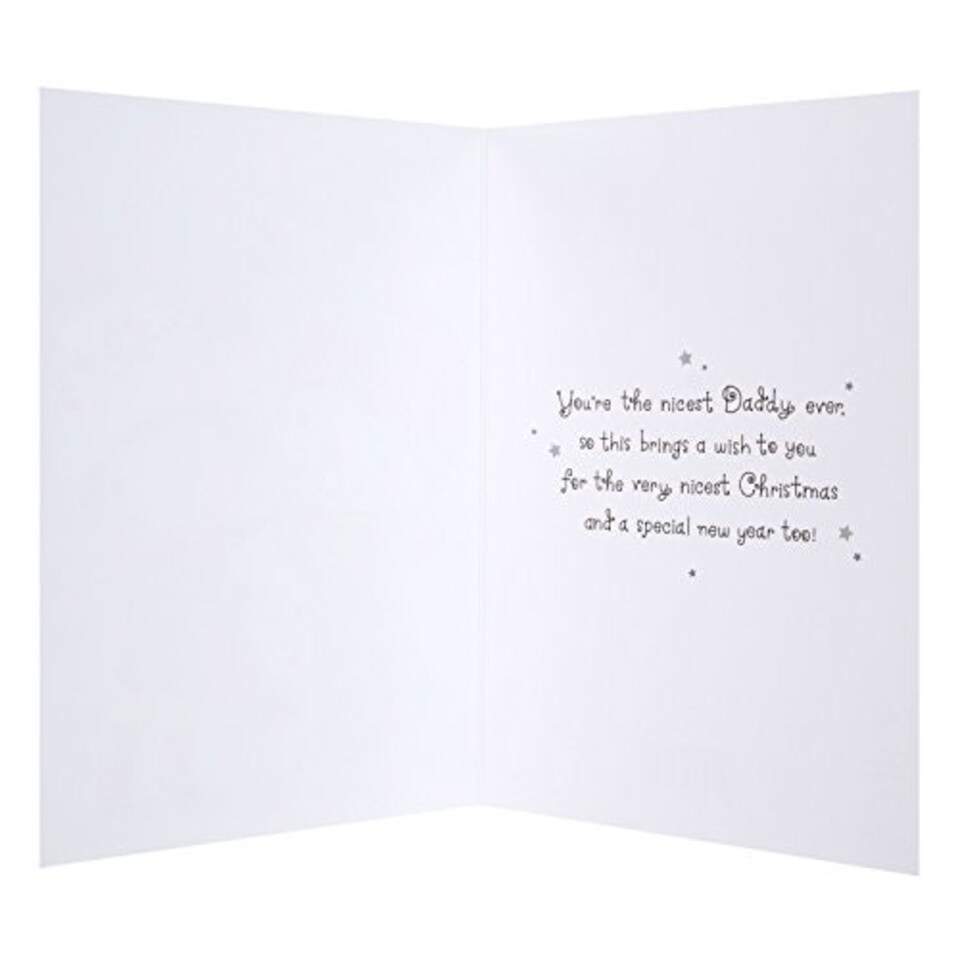 image 1 of Daddy Christmas Card 'From Your Little Man'