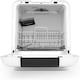 image 3 of Cookology 3 Place Setting Table Top Dishwasher in Compact Mini Size - MCDW3BK White