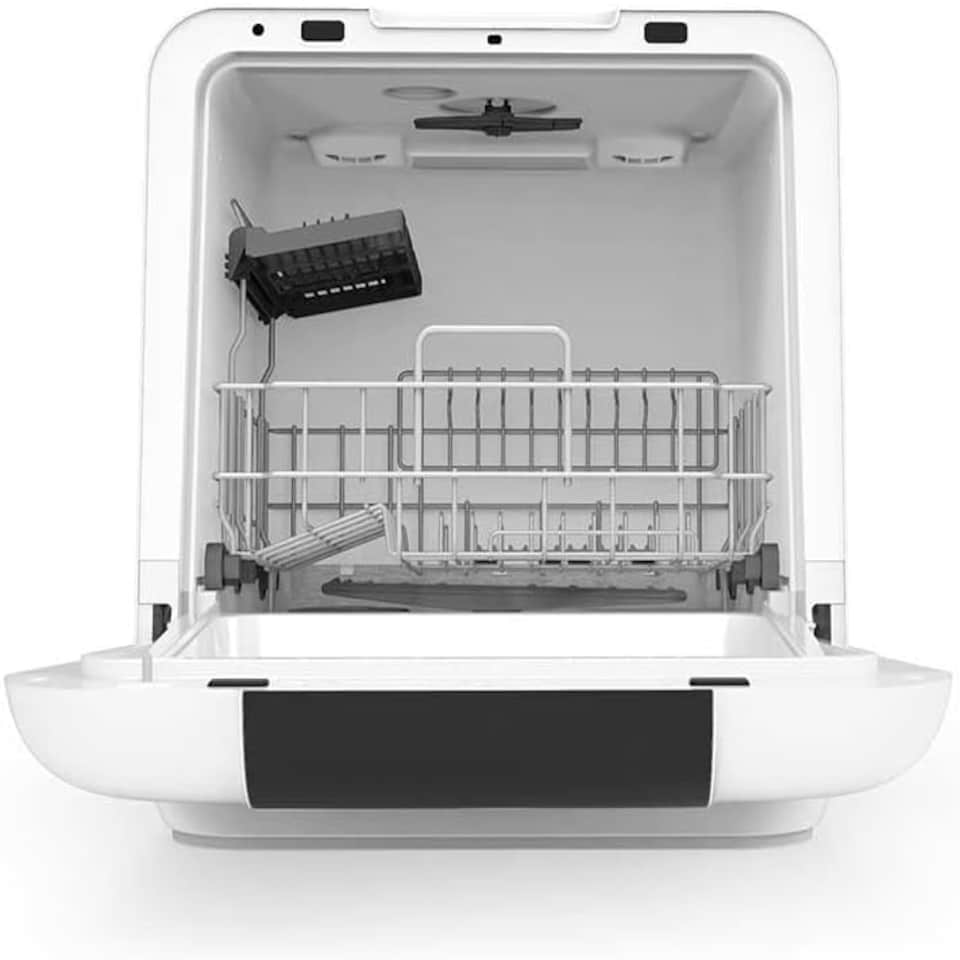 image 1 of Cookology 3 Place Setting Table Top Dishwasher in Compact Mini Size - MCDW3BK White