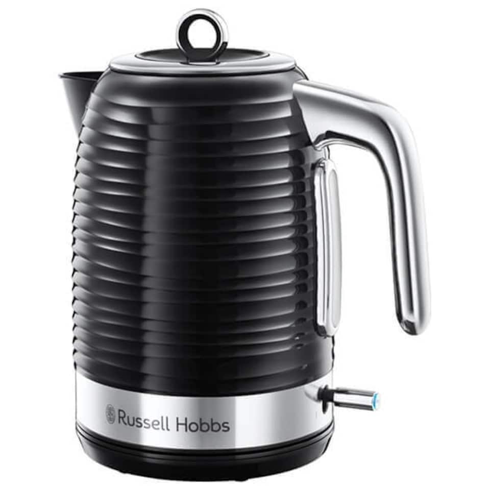 image 1 of Russell Hobbs Inspire Kettle & 4 Slice Toaster Set Black