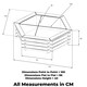 image 3 of Grey Raised Hexagon Garden Solar Pond Set - 1m Width