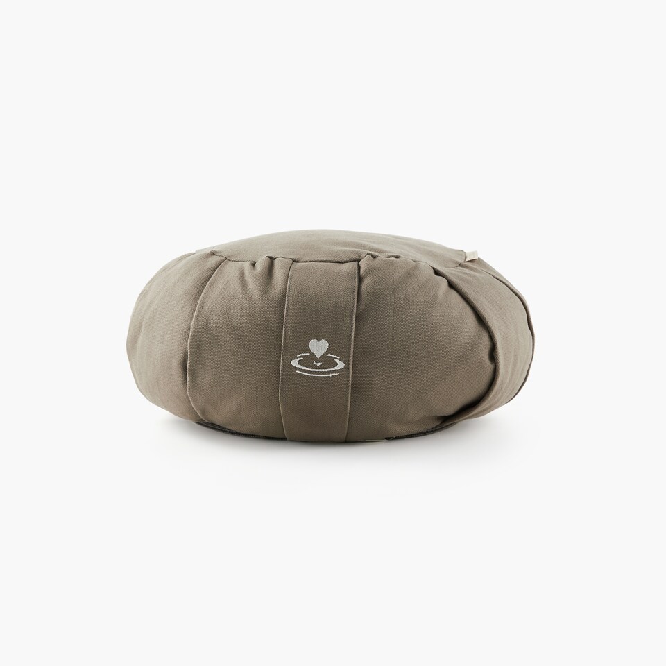 image 1 of Myga Zafu Yoga Meditation Cushion - Wood | Brown