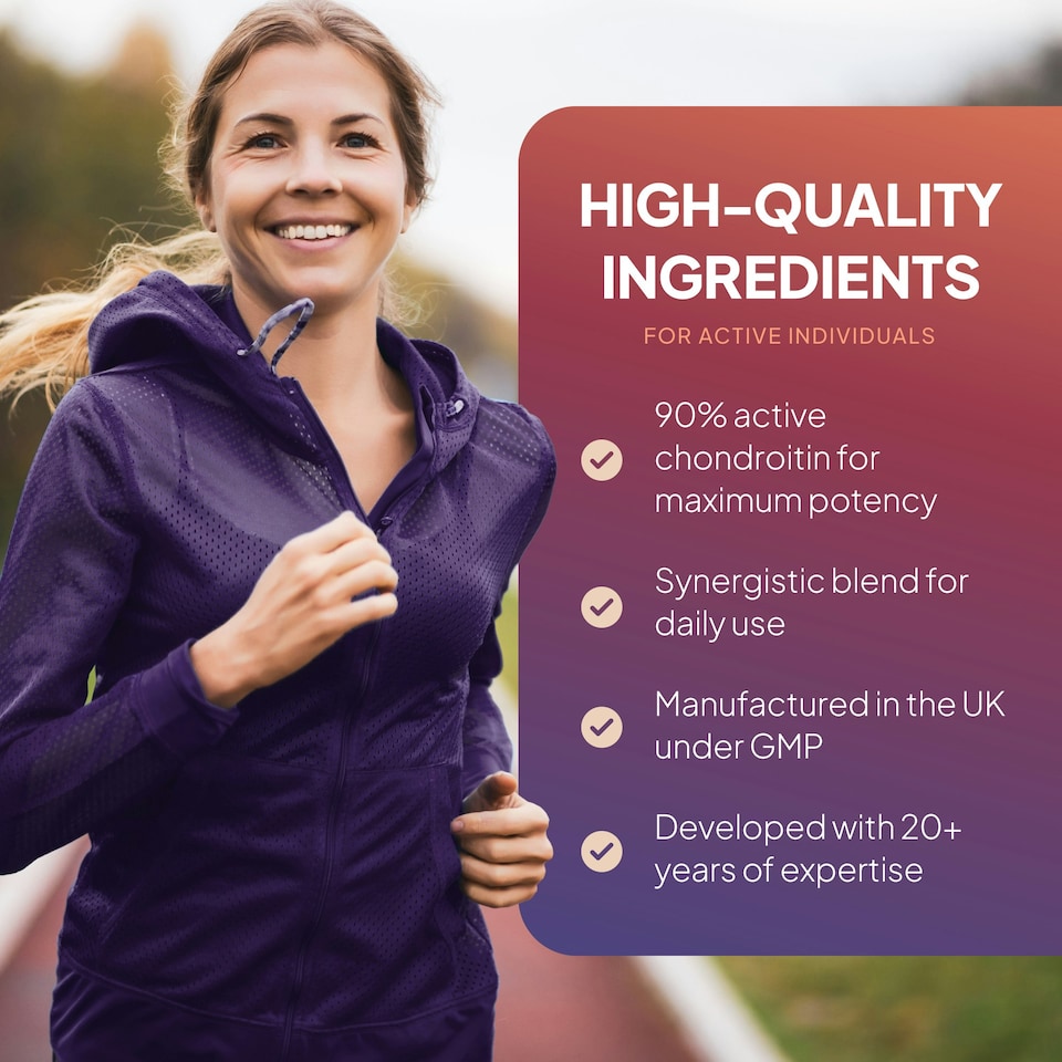 image 1 of Glucosamine 500mg, Chondroitin 100mg & MSM 100mg - 180 Tablets