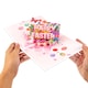 image 2 of Colorful Ink Stripes 3D Pop Up Happy Easter Card