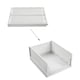 image 4 of Living and Home Foldable Plastic Storage Drawer Basket 27L - Off White