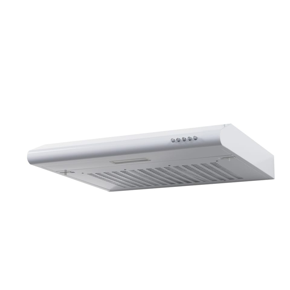 image 1 of Cookology 60cm White Visor Cooker Hood Extractor Fan