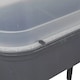 image 3 of Elevated Greenhouse Raised Garden Bed with Lid - Plastic Planter Box Kit | Black | 1