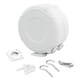 image 5 of KCT Twin Wall Mountable Retractable Washing Line - 13m White