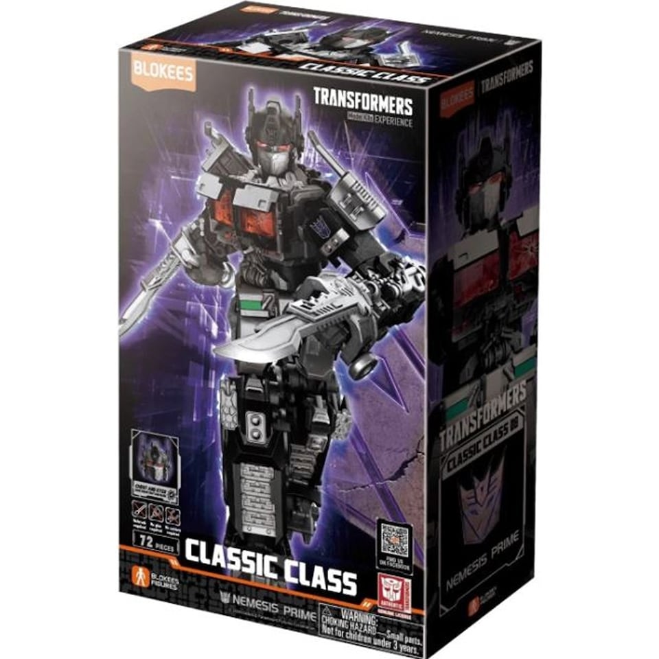 image 1 of Blokees Transformers Classic Class 08 Nemesis Prime