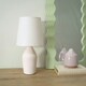 image 3 of ValueLights Arlo Rose Pink Ceramic Table Lamp with Rose Shade