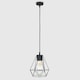 image 3 of ValueLights Diablo Matte Black Pendant Light and E27 Radio Valve LED 4W Warm White 2700K Bulb