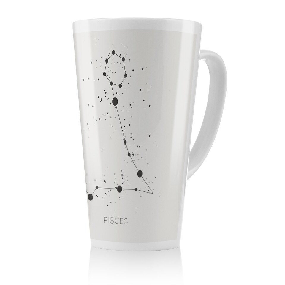 image 1 of Star Constellation Zodiac Pisces Dining Latte Mug