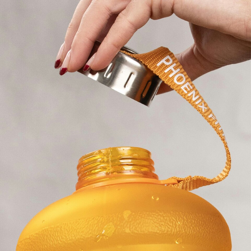 image 1 of Phoenix Fitness 2L Drinks Hydration Water Bottle - Orange
