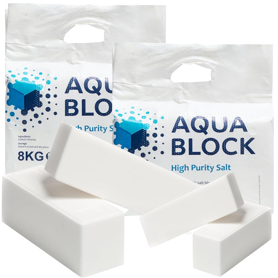 image 1 of 6 Packs (12 Blocks) Salt Water Softeners High Purity Grade A Salt Block Water Softening Units