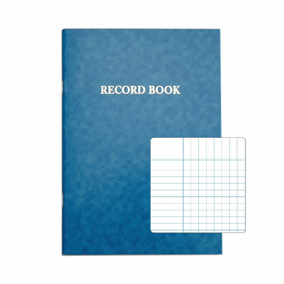 image 1 of Rhino 80 Page Register Teacher's Record Book Blue A4 60 Pack